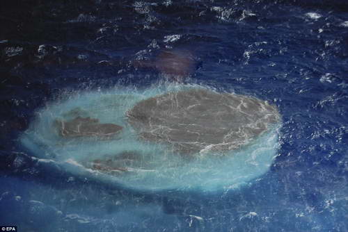 Подводный вулкан около Эль Йерро