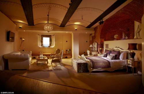 Спальня в отеле форта Spitbank