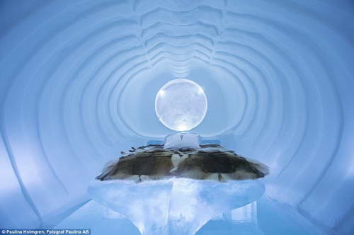 Ледяной отель: все сделанно изо льда