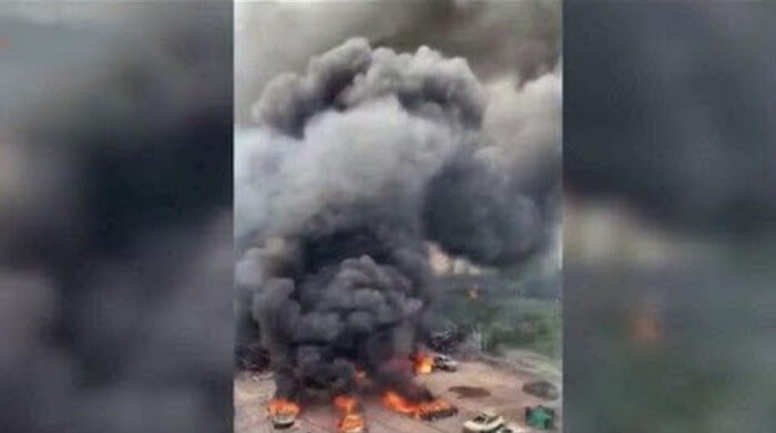 Взрыв цистерны с газом в Китае привел к гибели 19 человек