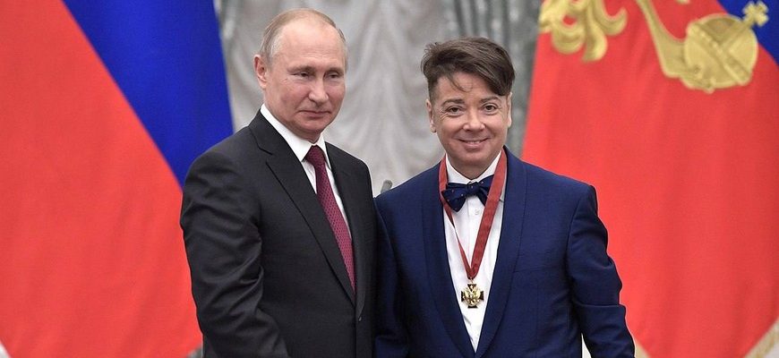 Валентин Юдашкин и Путин