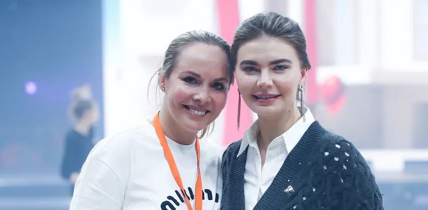 Алина Кабаева с Екатериной Сиротиной