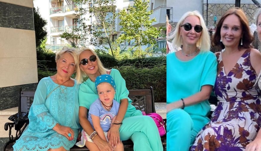 Лера Кудрявцева, мама, Маша и родная сестра