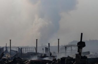 Пожар в Курганской области