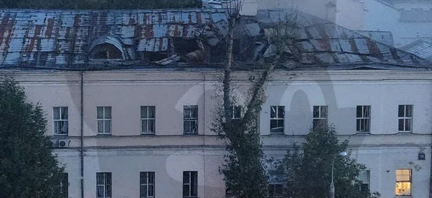 Москва крыша разрушена