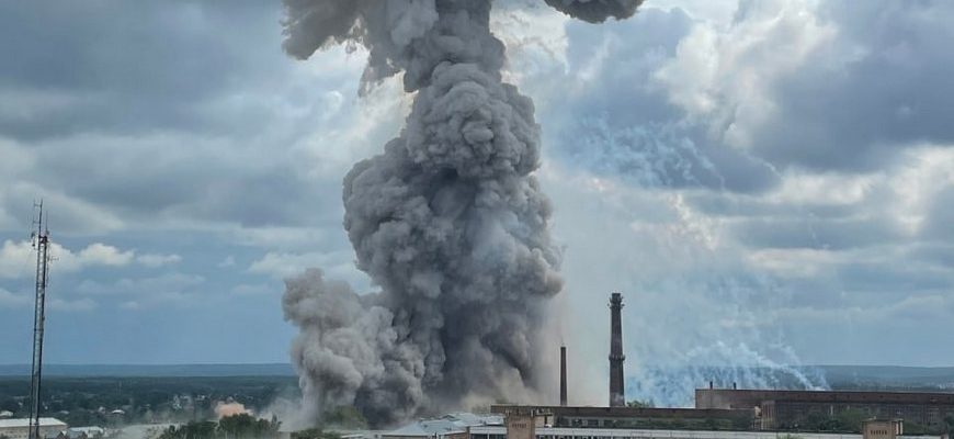 Взрыв на оптико-механическом заводе в Сергиевом Посаде