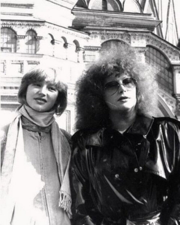 Юная Кристина и Алла Пугачева