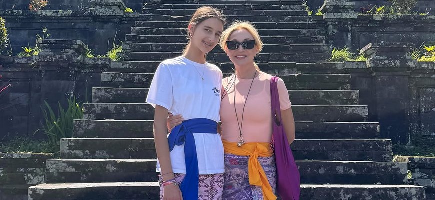 Кристина Орбакайте и Клавдия на Бали