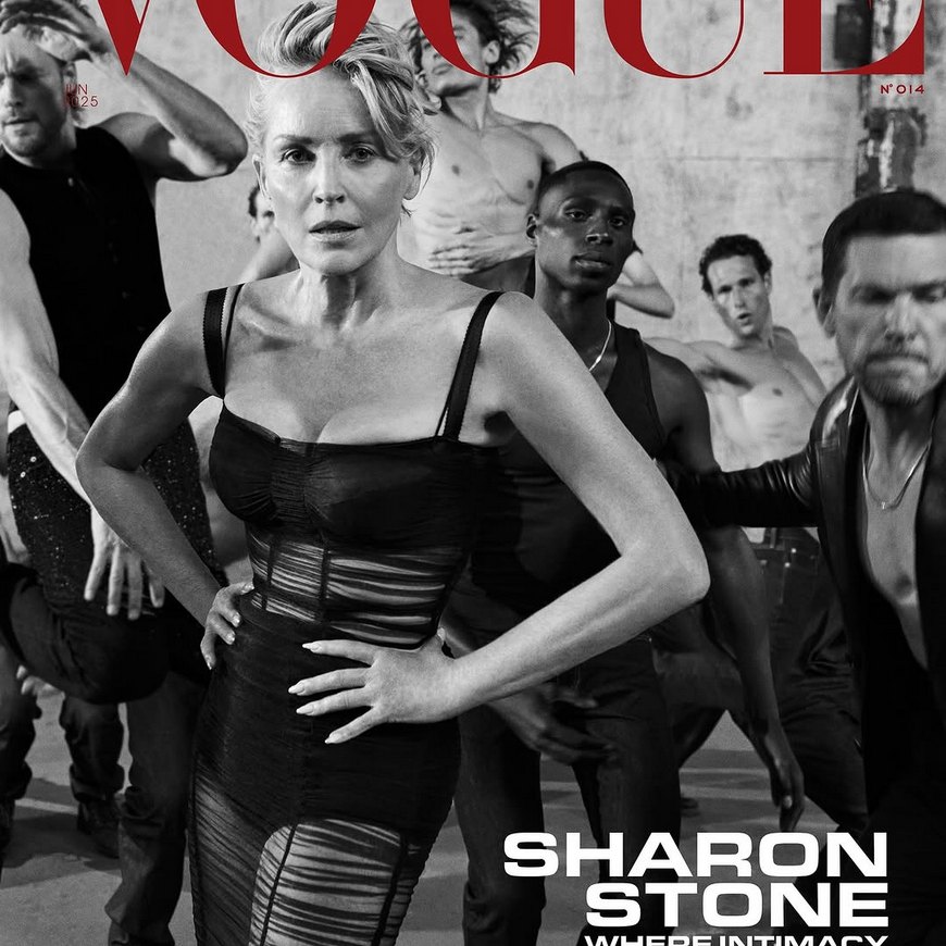 Шэрон Стоун 67 лет на обложке VOGUE
