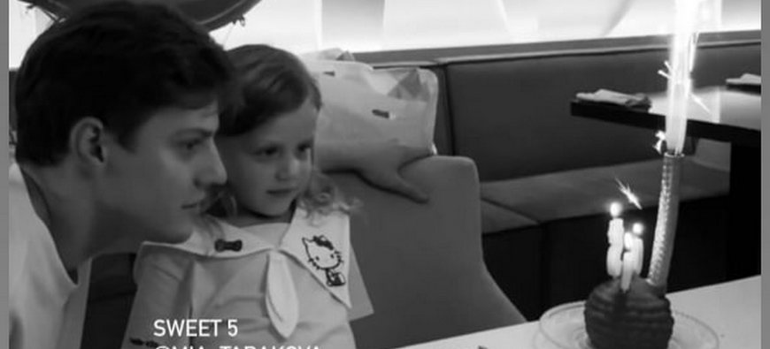 Павел Табаков и дочь 5 лет