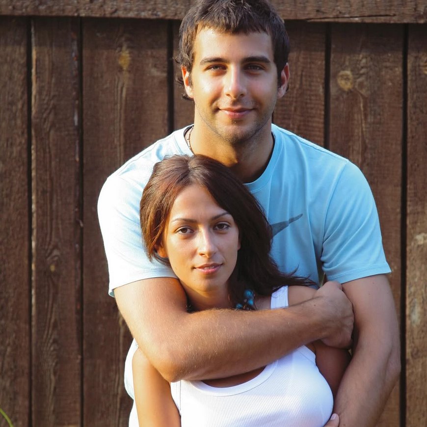 Иван Ургант и Наталья Кикнадзе 20 лет назад