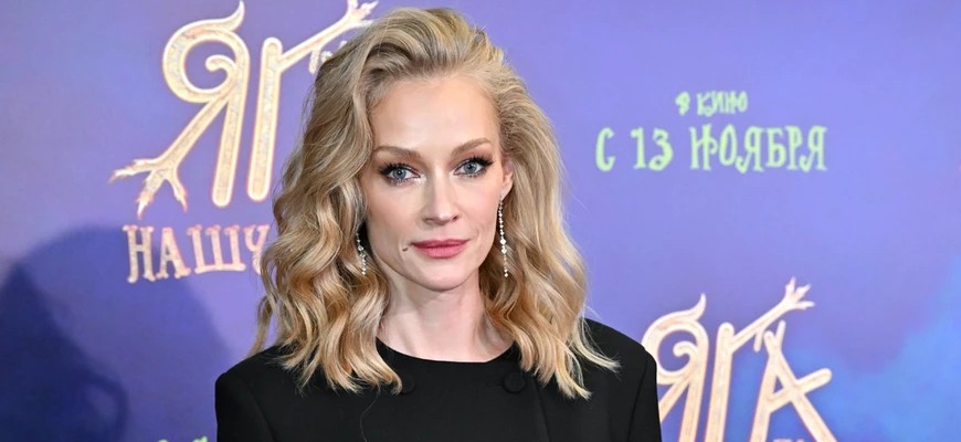 Светлана Ходченкова на премьере фильма про Ягу