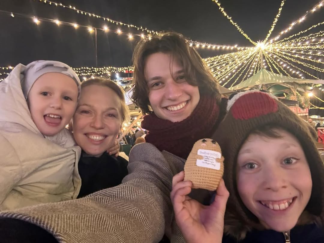 Агата, Альбина, Константин и Лука Меладзе