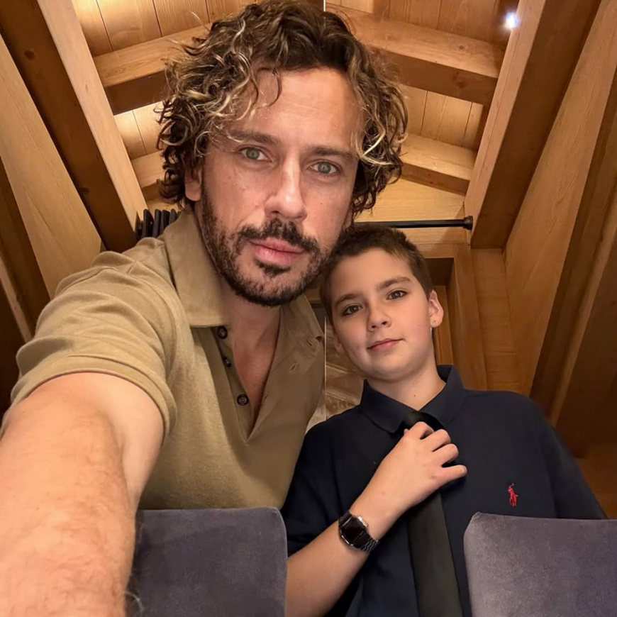 Галкин и Гарри на отдыхе в горах