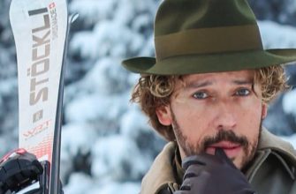 Галкин в шляпе с лыжами