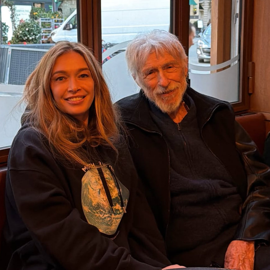 Вера Брежнева и Пьер Ришар