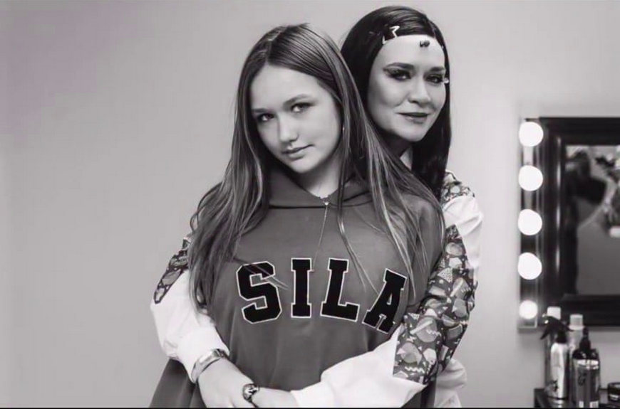 Машкова с Александрой -14 лет