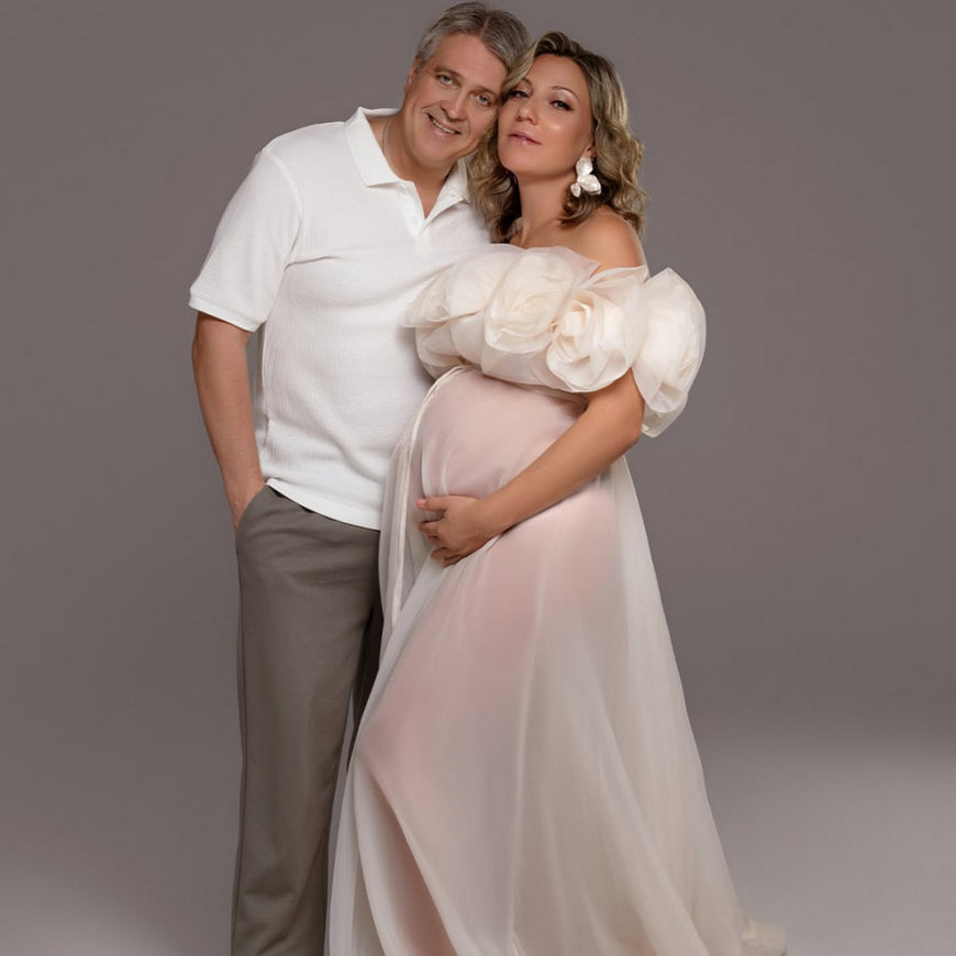 Денис Матросов с женой Оксаной 