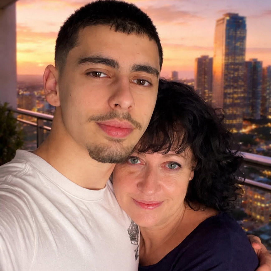 Родная сестра Кирилла Сафонова и племянник