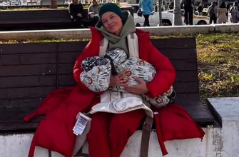 Катерина Шпица c новорождённым